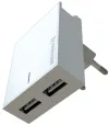 Swissten Netværksadapter Smart IC 2X Usb 3A Strøm + Datakabel Usb Micro Usb 1,2 M Hvid thumbnail (1 of 2)