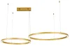 IMMAX NEO FINO UUS SMART rippvalgusti 2 ringiga 60+80cm 93W kuldne Zigbee 3.0 TUYA