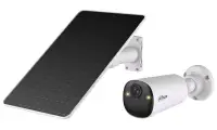 DAHUA IP-Kamera-Set BF4CP-0210B Bullet-Kamera, WLAN, 4 MP, Objektiv 21 mm, H.265, IP66, ONVIF, IR-Beleuchtung (15 m Reichweite) + 8-W-Solarpanel (1 of 4)