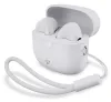 NEDIS Trådlösa hörlurar + mikrofon TWS BT 94dB 16 timmar Röststyrning Laddningsfodral USB-C Vit