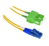XtendLan FO patch LC-SC APC 1m 9 125 duplex LS0H ultra-flexível G.657.A1 diâmetro 2mm saída curta