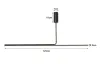 Lampada a sospensione IMMAX NEO LITE ASTA SMART nera 125 cm 28 W con supporto BEACON Wi-Fi TUYA thumbnail (10 of 10)