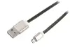 Cablu Net-X Micro USB la USB, sincronizare încărcare, conectori față-verso, negru Cablu Net-X Micro USB la USB, sincronizare încărcare, conectori față-verso, negru