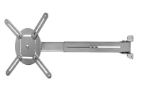 NEDIS wandbeugel voor projector. Volledig beweegbaar. Draagvermogen 10 kg. 360° rotatie. 4 armen. Staalgrijs. NEDIS wandbeugel voor projector. Volledig beweegbaar. Draagvermogen 10 kg. 360° rotatie. 4 armen. Staalgrijs. (1 of 4)