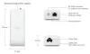 Ubiquiti UniFi Device Bridge Gigabit PoE injektor 48V 15W funkce Wi-Fi Auto-Link včetně napájecího kabelu thumbnail (8 of 8)