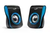 GENIUS kõlar SP-Q180 Blue 2.0 6W USB toiteallikas 3.5mm pesa must-sinine