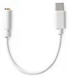 NEDIS USB 2.0 adapter USB-C plug - 3.5 mm socket round white blister 10 cm thumbnail (3 of 3)