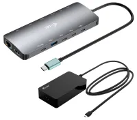 I-tec Dockingstation USB-C Metal Nano 3x Display Dock 2x HDMI 1x USB-C Video PD 140W + Ladegerät 140W I-tec Dockingstation USB-C Metal Nano 3x Display Dock 2x HDMI 1x USB-C Video PD 140W + Ladegerät 140W (1 of 6)