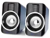 NEDIS gaming speakers 2.0 power 30 W 3.5mm jack USB ABS black-silver