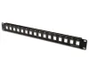 XtendLan Patch panel 1U 19" 16 otvorů neosazený nestíněný