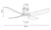 IMMAX NEO LITE PURE SMART LED ceiling light with fan 24W Wi-Fi TUYA black-silver thumbnail (7 of 7)