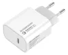 COLORWAY 1x USB-C netoplader 20W 100V-240V Hvid