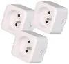 IMMAX NEO LITE SMART Set 3x Smart Indoor Socket v2 with Pin (Type E) Wi-Fi Google Assistant Amazon Alexa TUYA