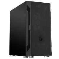 SilverStone FARA H1MB Micro-ATX kabinet Bikagemønster stål sort SilverStone FARA H1MB Micro-ATX kabinet Bikagemønster stål sort (1 of 3)