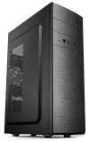 CRONO skříň Middle Tower D183A bez zdroje bez ventilátorů 2x USB 1.1 černý