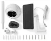 Câmera IP NEDIS 4G Solar Outdoor IP65 Wi-Fi 1080p Sensor PIR USB-C microSD Visão noturna Android iOS Branco thumbnail (5 of 5)