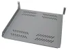 XtendLan polica 400 mm univerzalna 2U 45 kg zmogljivosti siva