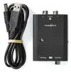 NEDIS stereo audio to digital converter 1-way 2x RCA socket (Stereo) RCA socket + Toslink socket black thumbnail (7 of 7)