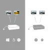 Dokovací stanice USB-C s duálním displejem s výkonem 100 W + univerzální nabíječka 112 W thumbnail (8 of 10)