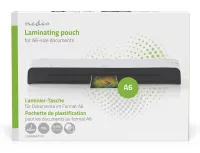 NEDIS laminating film A6 format 100 mic size 154 x 111 mm transparent 100 pack NEDIS laminating film A6 format 100 mic size 154 x 111 mm transparent 100 pack (1 of 2)