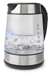 NEDIS vattenkokare KAWK320EGS volym 1,7 l 360° rotationsförbrukning 2200 W transparent glas thumbnail (2 of 4)
