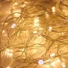 Chaîne LED COLORWAY intérieur 100 LED longueur 10m blanc chaud 8 fonctions Alimentation USB thumbnail (6 of 13)
