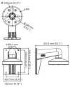 Suporte para câmera HIKVISION DS-1273ZJ-140-DM45 compatível com câmeras da série D3xx thumbnail (2 of 2)