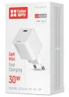 COLORWAY 1x USB-C mains charger GaN PD PPS 30W White thumbnail (6 of 13)