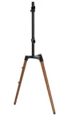 NEDIS gulv TV stativ 50 65" 35 kg Scandinavian Design Drejelig Anti-slip strop Snap-lock sort thumbnail (3 of 5)