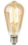 NEDIS Ampoule à Filament LED Intelligente Wi-Fi E27 ST64 7W 230V 806lm 3000K Blanc Chaud Intensité Variable Or thumbnail (2 of 3)
