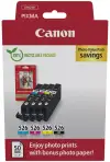 Canon inkoustová náplň CLI-526 BK C M Y PHOTO VALUE 4x6 (PP-201 50listů)
