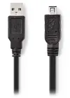 Kabel NEDIS USB 2.0 wtyk USB USB-A - wtyk Hirose Mini 4-pin czarny 2m thumbnail (2 of 2)