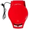 NEDIS pizza oven and grill 3 temperature settings grill plate size 30 cm power consumption 1800 W red (aluminum) thumbnail (4 of 4)