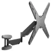 Neomounts WL70-550BL14 Wall display holder 32-55" folding rotation gas piston 3 pins VESA 400X400 load capacity 30kg black thumbnail (1 of 6)