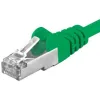 Premiumcord Patch cable Cat6a S-FTP AWG 26 7 length 3m green
