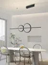 IMMAX NEO LITE RONDAS SMART Lámpara Colgante negro 131cm 56W con BALIZA soporte Wi-Fi TUYA thumbnail (6 of 10)