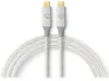 NEDIS PROFIGOLD USB-C USB 3.2 Gen 2x2 kabel USB-C vtič - USB-C vtič najlon srebrna ŠKATLA 1m thumbnail (2 of 2)