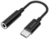 GENIUS ACC-C100 samazināšana no 3,5 mm audio ligzdas uz USB-C melno thumbnail (1 of 3)