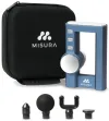 Pistolet de massage MISURA MB2 avec fonction chauffante bleu