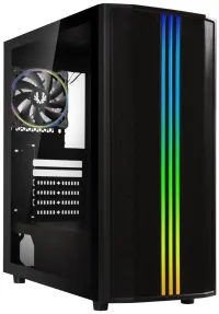 BitFenix case Saber Mesh ATX 3x120mm fan+ARGB fan 2xUSB 3.0 USB 2.0 tempered glass black BitFenix case Saber Mesh ATX 3x120mm fan+ARGB fan 2xUSB 3.0 USB 2.0 tempered glass black (1 of 7)
