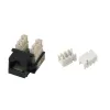 XtendLan Keystone jack RJ45 CAT5e UTP s krytkami proti prachu černý