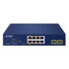 Planet PoE switch 8x1Gb + 2xSFP 1Gb PoE 180W 2x 802.3bt + 4x 802.3at thumbnail (2 of 3)