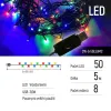 Chaîne LED COLORWAY intérieur 50 LEDs longueur 5m multicolore 8 fonctions alimentation USB thumbnail (2 of 17)