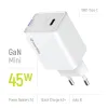 COLORWAY 1x USB-C mains charger GaN PD PPS 45W White thumbnail (7 of 13)