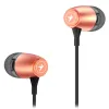 GENIUS austiņas HS-M318 METALLIC GOLD zelta 4 kontaktu 3,5 mm ligzda