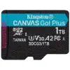 Карта пам'яті Kingston 1 ТБ microSDXC Canvas Go Plus Gen4 A2 U3 V30 + ADP Карта пам'яті Kingston 1 ТБ microSDXC Canvas Go Plus Gen4 A2 U3 V30 + ADP