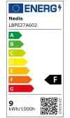 NEDIS Lampadina LED E27 A60 85 W 220 V 806 lm 3000 K bianco caldo con rilevamento del movimento opaco thumbnail (2 of 2)