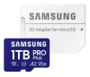 SAMSUNG PRO Plus MicroSDXC 1 To + Adaptateur SD CL10 UHS-I U3 A2 V30