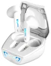 GENIUS trådlöst headset TWS HS-M920BT vit LED Bluetooth 5.0 USB-C-laddning