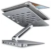 AXAGON aluminum stand for 10" 16" laptops with USB hub HMC-STND HDMI 3xUSB-A GLAN PD